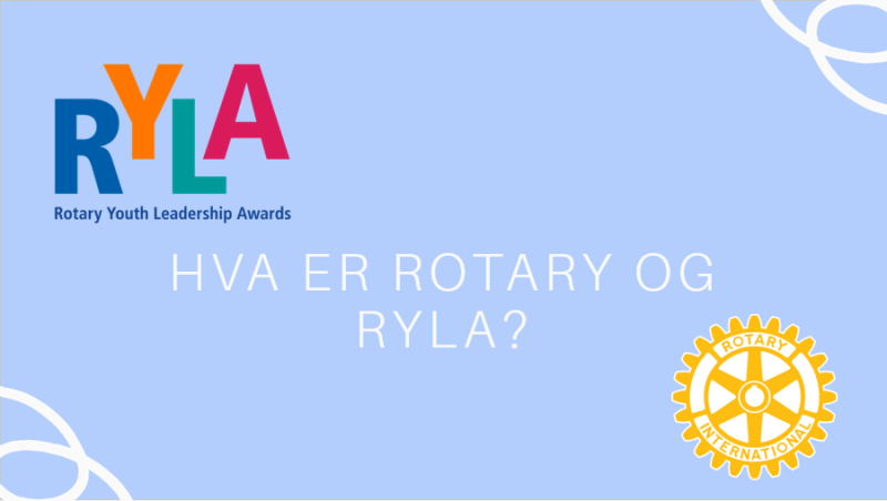 Rapport fra RYLA 2020