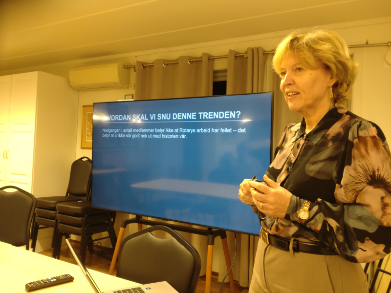 Klubbkveld- kommunikasjon i Rotary