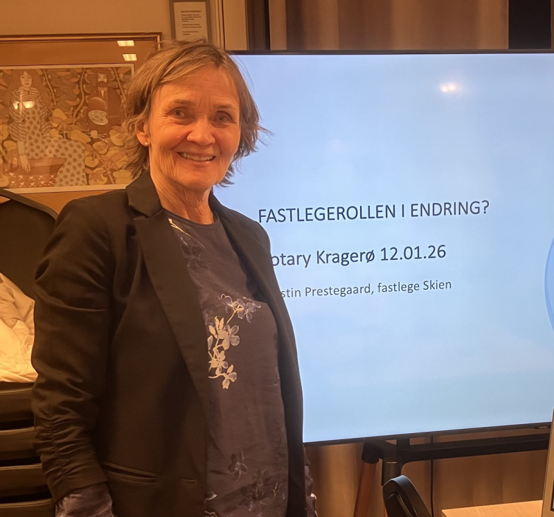 Klubbkveld 12.01.26. Fastlegeordningen i endring v/Kristin Prestegaard.