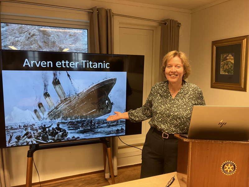 Arven etter Titanic v/ Bente Amandussen Skien RK