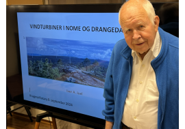 Vindturbiner i Nome og Drangedal